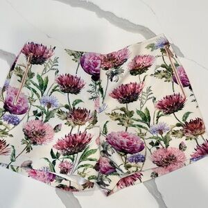 Ted Baker High Waist Pink and Purple Floral Shorts
